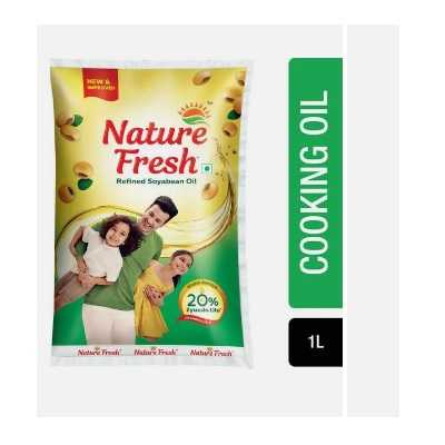 NATURE FRESH REFINED SOYABEAN OIL, 1 LITRE (910g)