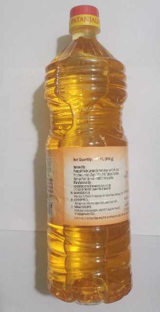 Patanjali Physically Refined Rice Bran Oil 1L (910 g)